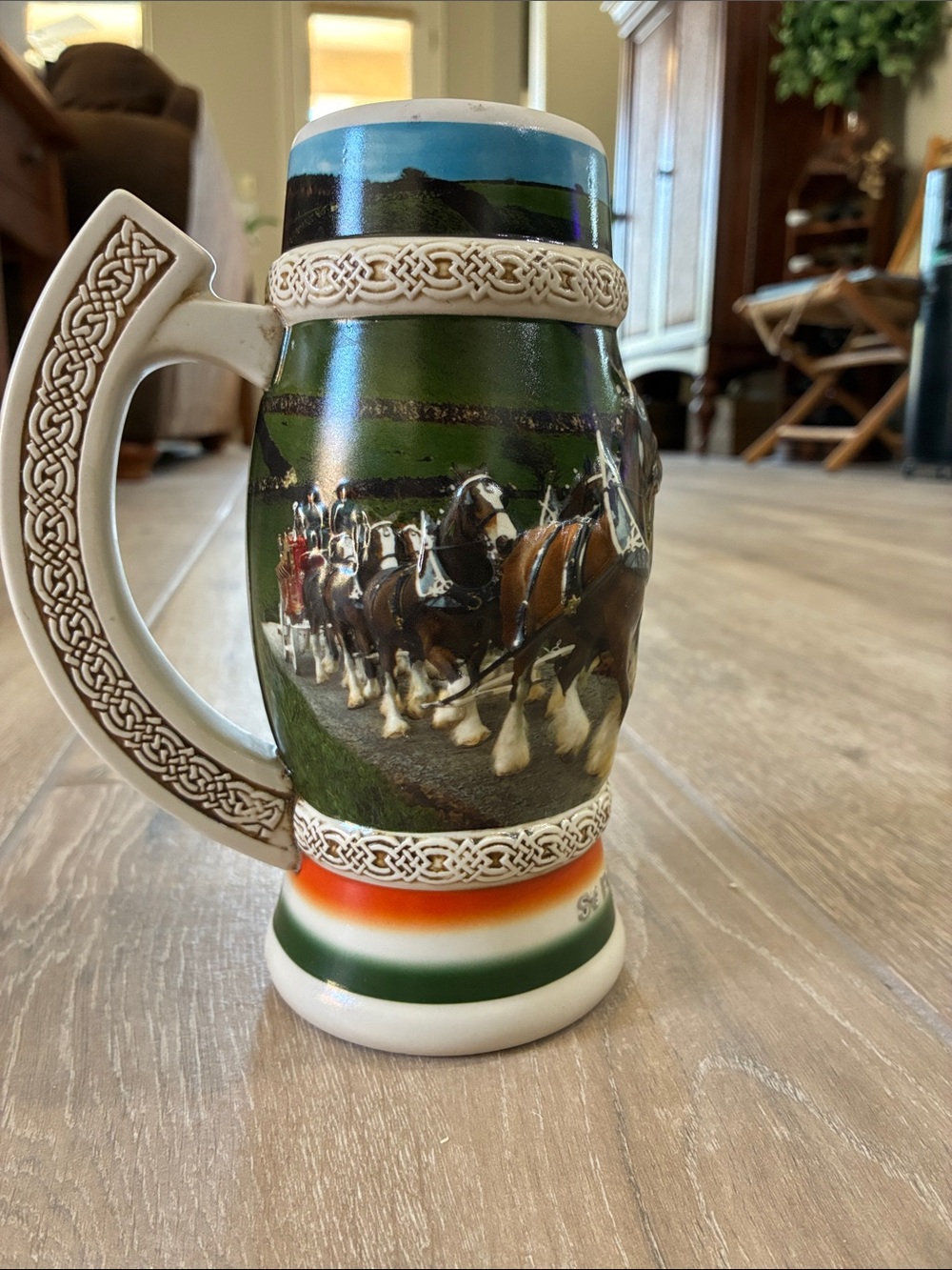2005 St Patrick’s Day Clydesdale Ceramic Beer Stein
